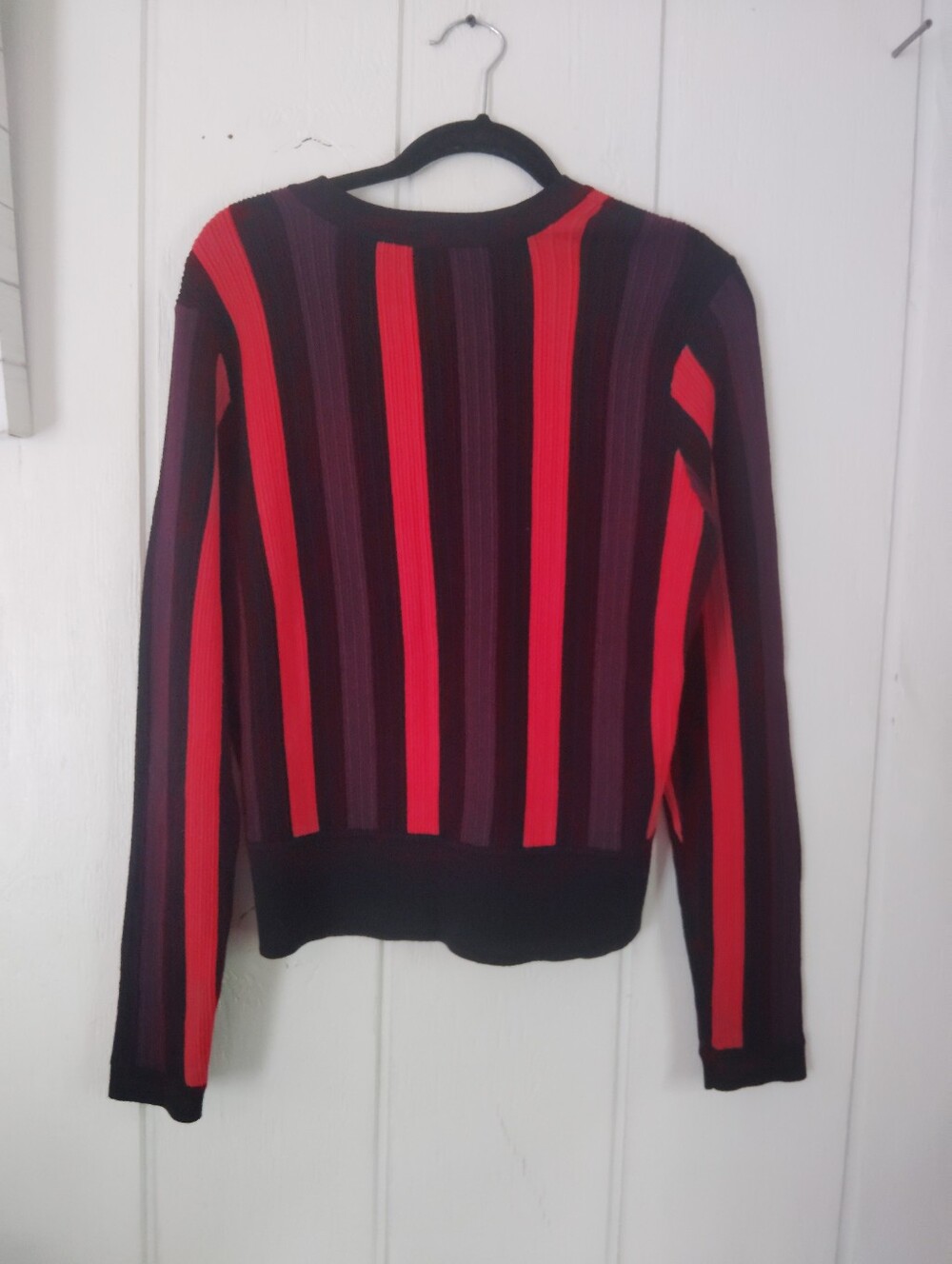 CAbi Royal Pullover Striped Sweater. Size L - Picture 7 of 7